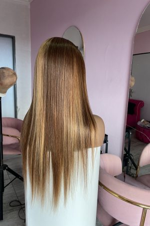 22” Highlighted Frontal Wig