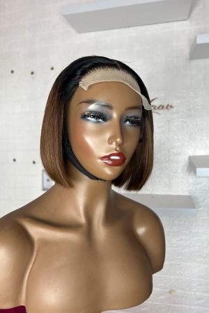 8” Ombre Brown 4x4 Glueless Wig