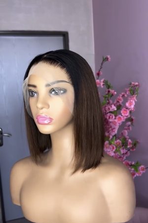 10” Ombre Double Drawn Frontal Wig
